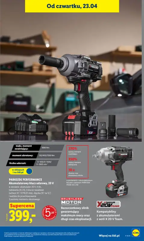 Lidl - gazetka promocyjna Oferta od czwartku od czwartku 23.04 do niedzieli 26.04 - strona 41