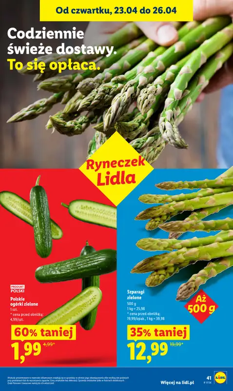 Lidl - gazetka promocyjna Oferta od czwartku od czwartku 23.04 do niedzieli 26.04 - strona 45