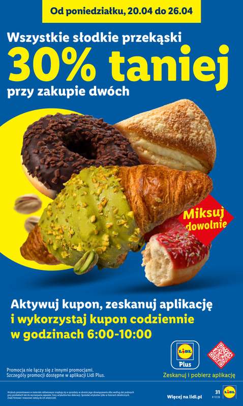 Lidl - gazetka promocyjna Oferta od czwartku od czwartku 23.04 do niedzieli 26.04 - strona 31