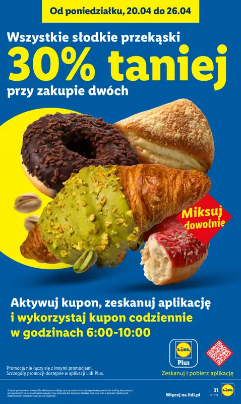 Lidl - gazetka promocyjna Oferta od czwartku od czwartku 23.04 do niedzieli 26.04 - strona 31