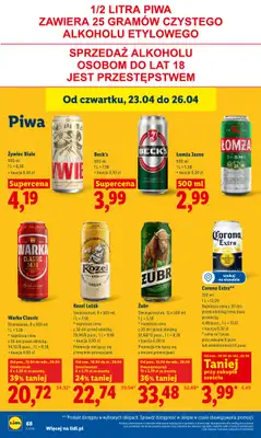 Lidl - gazetka promocyjna Oferta od czwartku od czwartku 23.04 do niedzieli 26.04 - strona 72