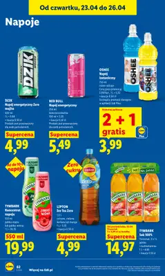Lidl - gazetka promocyjna Oferta od czwartku od czwartku 23.04 do niedzieli 26.04 - strona 66