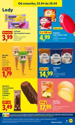 Lidl - gazetka promocyjna Oferta od czwartku od czwartku 23.04 do niedzieli 26.04 - strona 65
