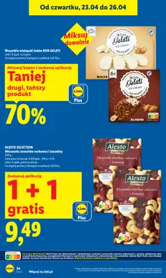 Lidl - gazetka promocyjna Oferta od czwartku od czwartku 23.04 do niedzieli 26.04 - strona 34