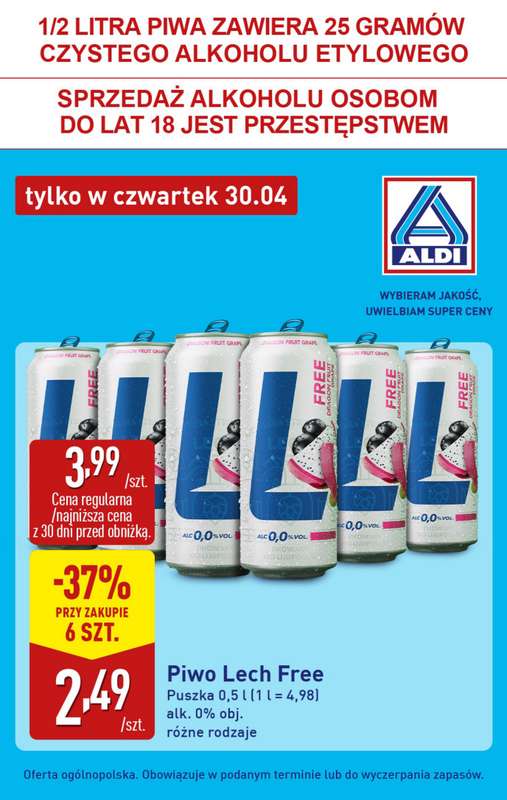 Aldi - gazetka promocyjna Najlepsze oferty na czwartek w Aldi! od czwartku 30.04 do czwartku 30.04 - strona 10