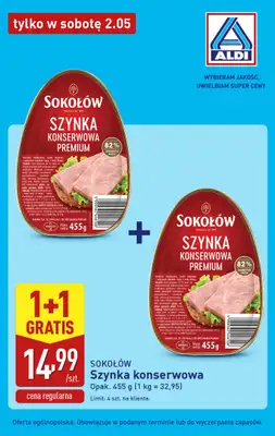 Aldi - gazetka promocyjna Najlepsze oferty na sobotę w Aldi! od soboty 02.05 do soboty 02.05 - strona 7