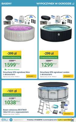 Dmuchane SPA ogrodowe Nice z akcesoriami