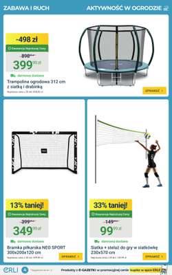 Trampolina ogrodowa 312 cm z siatką i drabinką