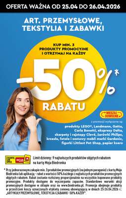 Biedronka - gazetka promocyjna Tani Weekend od piątku 24.04 do niedzieli 26.04 - strona 3