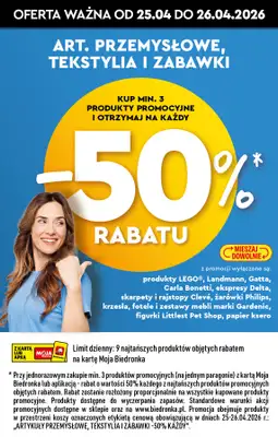 Biedronka - gazetka promocyjna Tani Weekend od piątku 24.04 do niedzieli 26.04 - strona 3