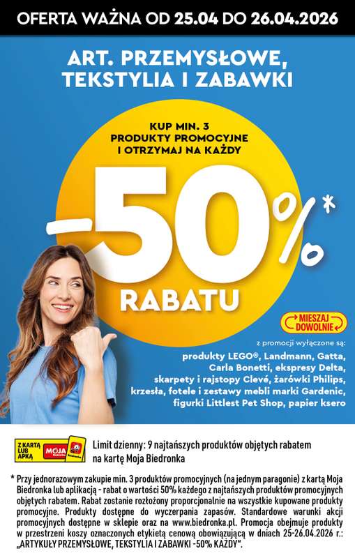 Biedronka - gazetka promocyjna Tani Weekend od piątku 24.04 do niedzieli 26.04 - strona 3