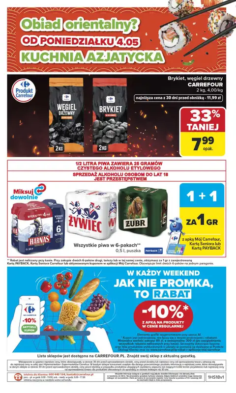 Carrefour - gazetka promocyjna Gazetka Carrefour od poniedziałku od poniedziałku 27.04 do soboty 02.05 - strona 42