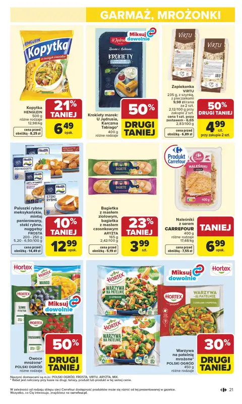 Carrefour - gazetka promocyjna Gazetka Carrefour od poniedziałku od poniedziałku 27.04 do soboty 02.05 - strona 23