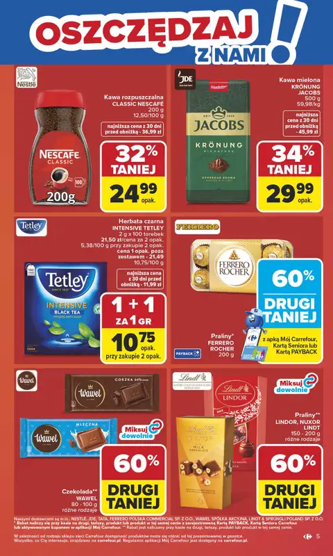 Carrefour - gazetka promocyjna Gazetka Carrefour od poniedziałku od poniedziałku 27.04 do soboty 02.05 - strona 7