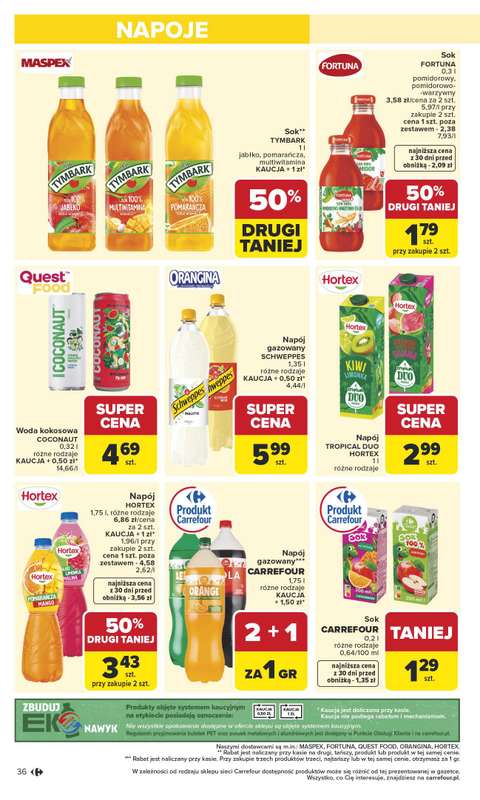 Carrefour - gazetka promocyjna Gazetka Carrefour od poniedziałku od poniedziałku 27.04 do soboty 02.05 - strona 38