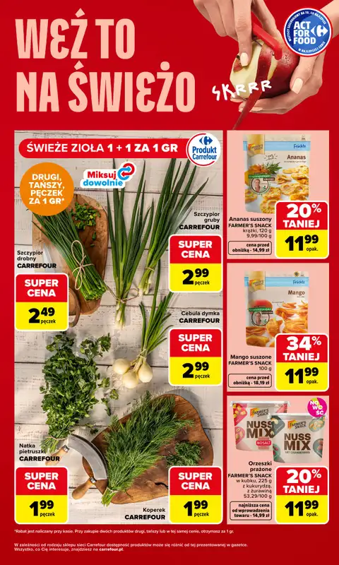 Carrefour - gazetka promocyjna Gazetka Weź to na świeżo od poniedziałku 27.04 do soboty 02.05 - strona 5