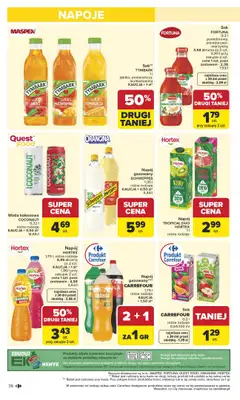 Carrefour Market - gazetka promocyjna Gazetka Carrefour Market od poniedziałku od poniedziałku 27.04 do soboty 02.05 - strona 38