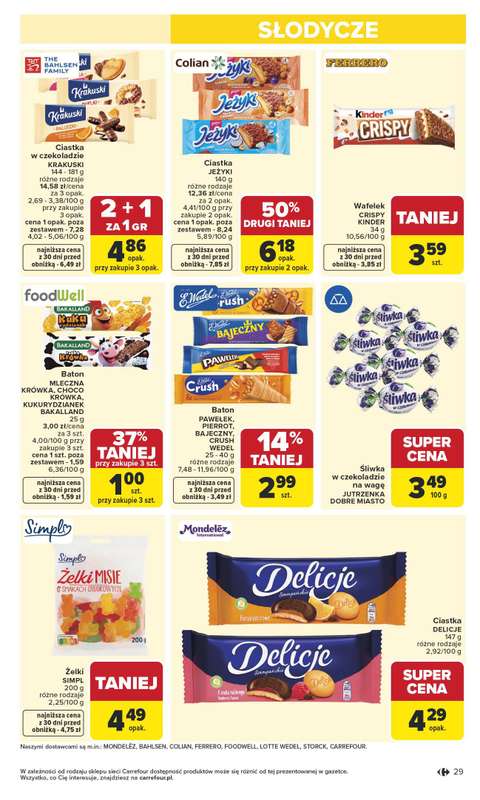 Carrefour Market - gazetka promocyjna Gazetka Carrefour Market od poniedziałku od poniedziałku 27.04 do soboty 02.05 - strona 31