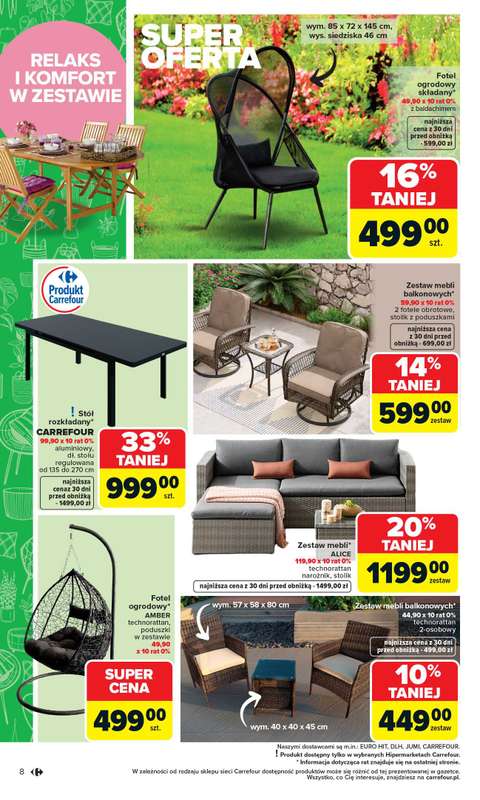 Carrefour - gazetka promocyjna Gazetka Łap super okazje od poniedziałku  do soboty 09.05 - strona 8