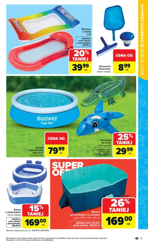 Carrefour - gazetka promocyjna Gazetka Łap super okazje od poniedziałku od poniedziałku 27.04 do soboty 09.05 - strona 5