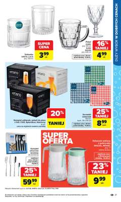 Carrefour - gazetka promocyjna Gazetka Łap super okazje od poniedziałku od poniedziałku 27.04 do soboty 09.05 - strona 21