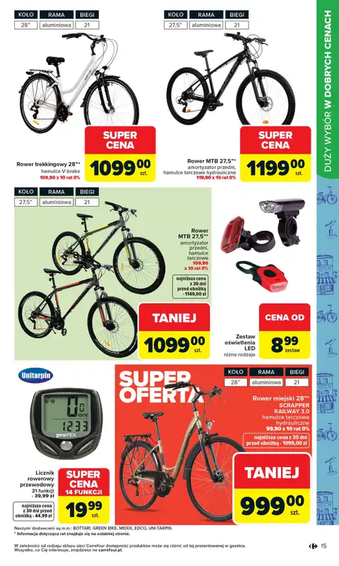 Carrefour - gazetka promocyjna Gazetka Łap super okazje od poniedziałku od poniedziałku 27.04 do soboty 09.05 - strona 15
