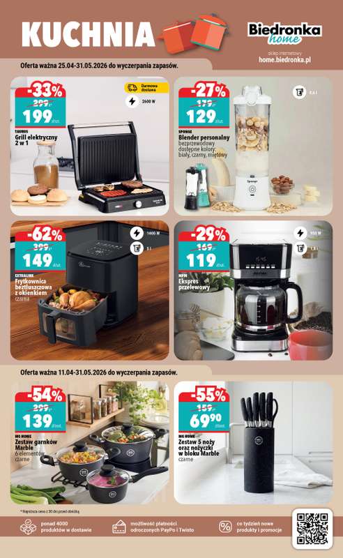 Biedronka Home - gazetka promocyjna Najlepsze oferty od soboty 25.04 do niedzieli 31.05 - strona 3