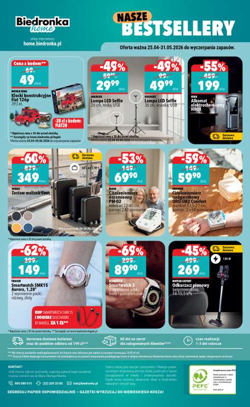 Biedronka Home - gazetka promocyjna Najlepsze oferty od soboty 25.04 do niedzieli 31.05 - strona 6