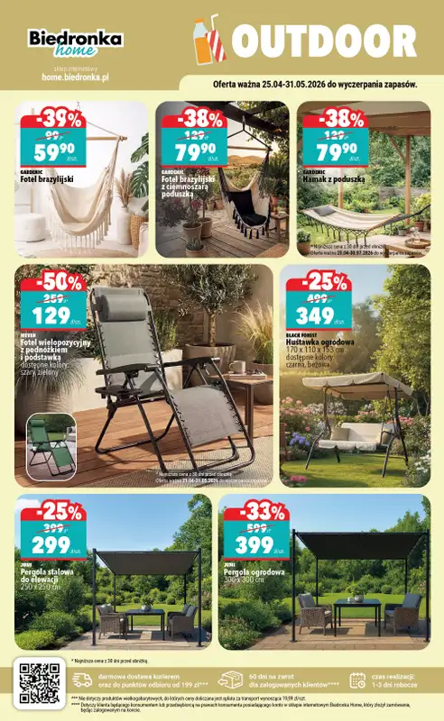 Biedronka Home - gazetka promocyjna Najlepsze oferty od soboty 25.04 do niedzieli 31.05 - strona 4