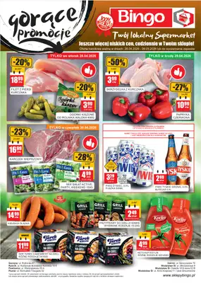 Bingo - gazetka promocyjna Gazetka od wtorku 28.04 do soboty 09.05