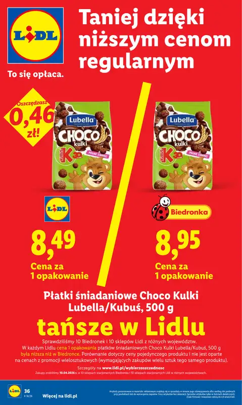 Lidl - gazetka promocyjna Oferta od poniedziałku od poniedziałku 27.04 do wtorku 28.04 - strona 36