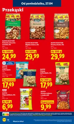 Lidl - gazetka promocyjna Oferta od poniedziałku od poniedziałku 27.04 do wtorku 28.04 - strona 82