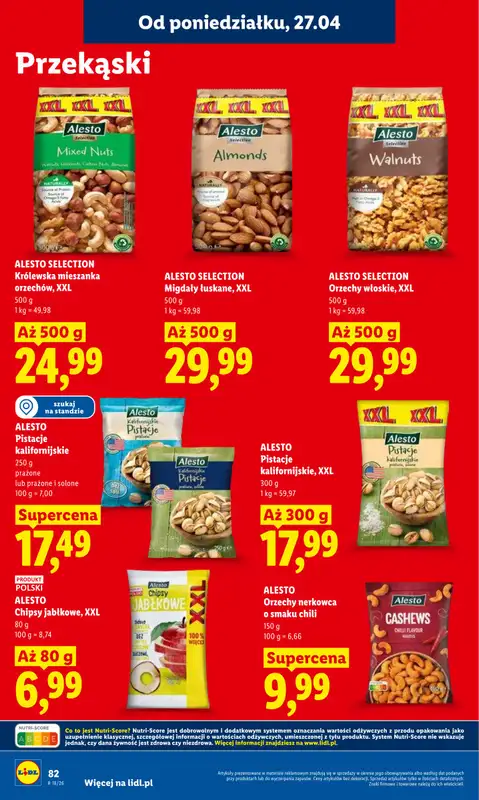 Lidl - gazetka promocyjna Oferta od poniedziałku od poniedziałku 27.04 do wtorku 28.04 - strona 82