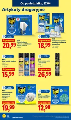 Lidl - gazetka promocyjna Oferta od poniedziałku od poniedziałku 27.04 do wtorku 28.04 - strona 92