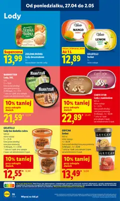 Lidl - gazetka promocyjna Oferta od poniedziałku od poniedziałku 27.04 do wtorku 28.04 - strona 70