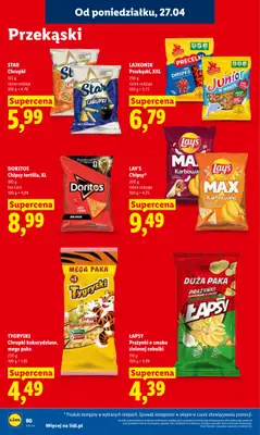 Lidl - gazetka promocyjna Oferta od poniedziałku od poniedziałku 27.04 do wtorku 28.04 - strona 80