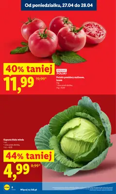 Lidl - gazetka promocyjna Oferta od poniedziałku od poniedziałku 27.04 do wtorku 28.04 - strona 6