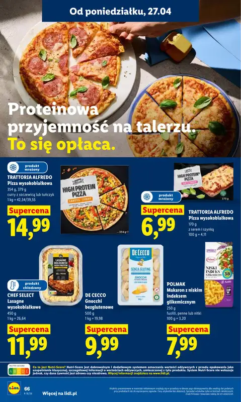 Lidl - gazetka promocyjna Oferta od poniedziałku od poniedziałku 27.04 do wtorku 28.04 - strona 66