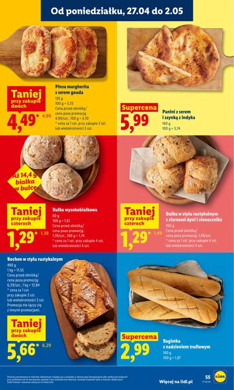 Lidl - gazetka promocyjna Oferta od poniedziałku od poniedziałku 27.04 do wtorku 28.04 - strona 55