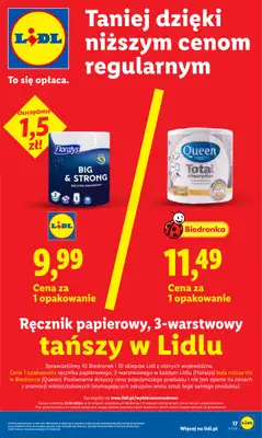 Lidl - gazetka promocyjna Oferta od poniedziałku od poniedziałku 27.04 do wtorku 28.04 - strona 17
