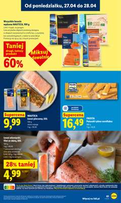 Lidl - gazetka promocyjna Oferta od poniedziałku od poniedziałku 27.04 do wtorku 28.04 - strona 61