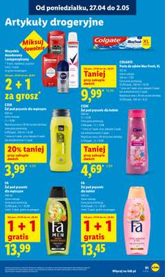 Lidl - gazetka promocyjna Oferta od poniedziałku od poniedziałku 27.04 do wtorku 28.04 - strona 91