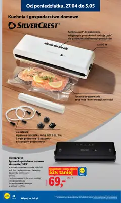 Lidl - gazetka promocyjna Oferta od poniedziałku od poniedziałku 27.04 do wtorku 28.04 - strona 42