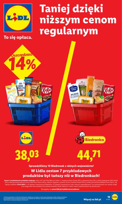 Lidl - gazetka promocyjna Oferta od poniedziałku od poniedziałku 27.04 do wtorku 28.04 - strona 19