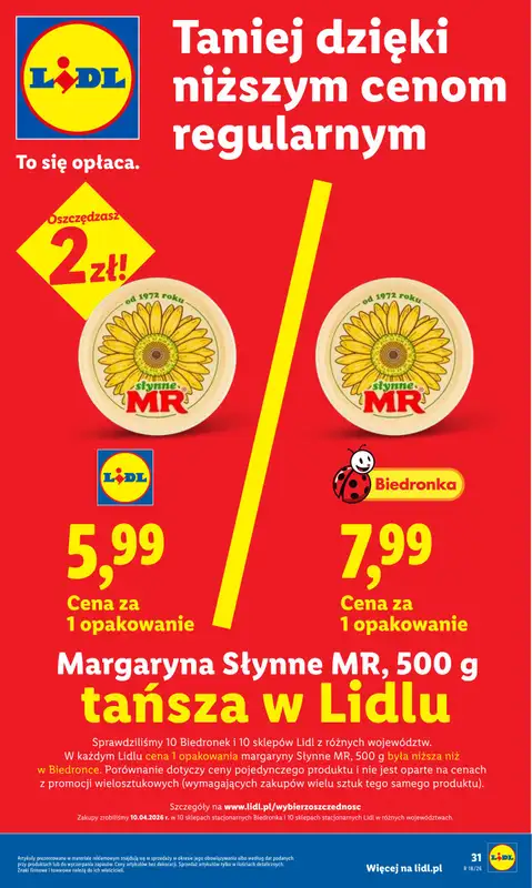 Lidl - gazetka promocyjna Oferta od poniedziałku od poniedziałku 27.04 do wtorku 28.04 - strona 31