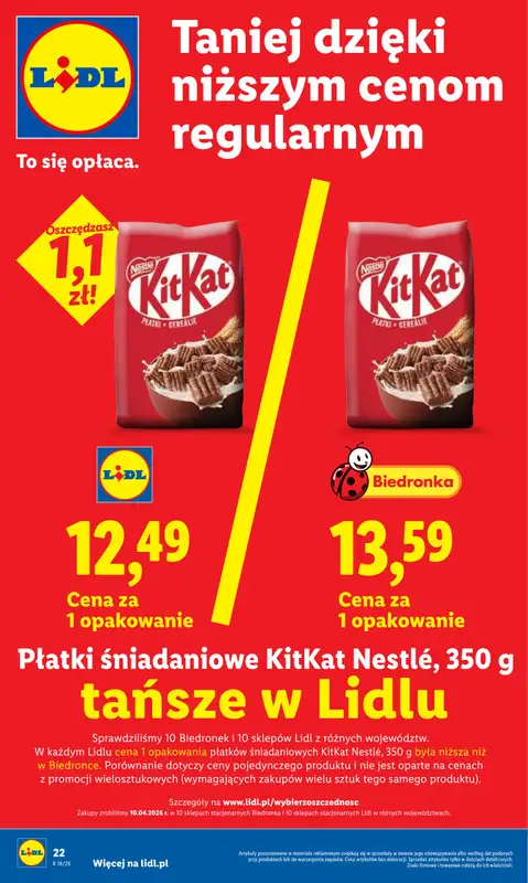 Lidl - gazetka promocyjna Oferta od poniedziałku od poniedziałku 27.04 do wtorku 28.04 - strona 22