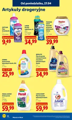 Lidl - gazetka promocyjna Oferta od poniedziałku od poniedziałku 27.04 do wtorku 28.04 - strona 94