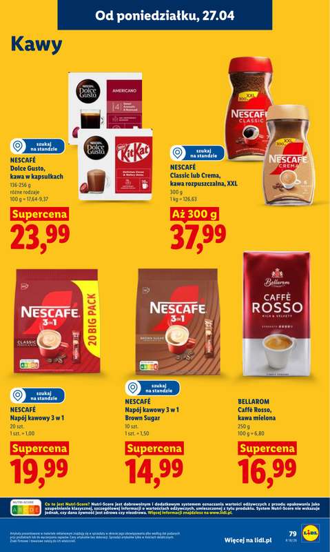 Lidl - gazetka promocyjna Oferta od poniedziałku od poniedziałku 27.04 do wtorku 28.04 - strona 79