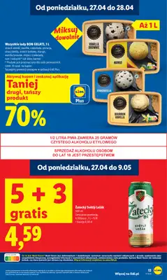 Lidl - gazetka promocyjna Oferta od poniedziałku od poniedziałku 27.04 do wtorku 28.04 - strona 13