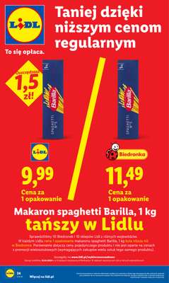 Lidl - gazetka promocyjna Oferta od poniedziałku od poniedziałku 27.04 do wtorku 28.04 - strona 34